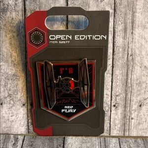 Red Fury Fighter Pin